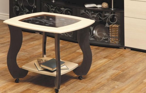Журнальный стол Сатурн-М01 с рисунком (Олмеко)